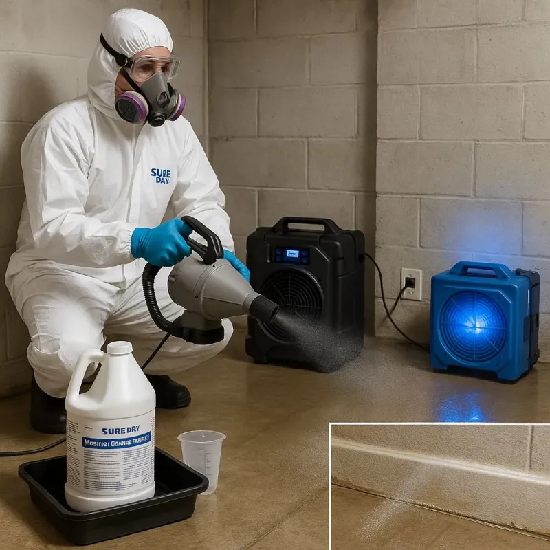 Sanitization and Odor Removal process in Gun Barrel City, TX