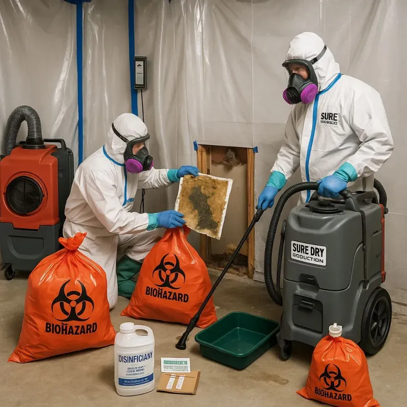 Contaminated Water Handling Protocols process in Gun Barrel City, TX