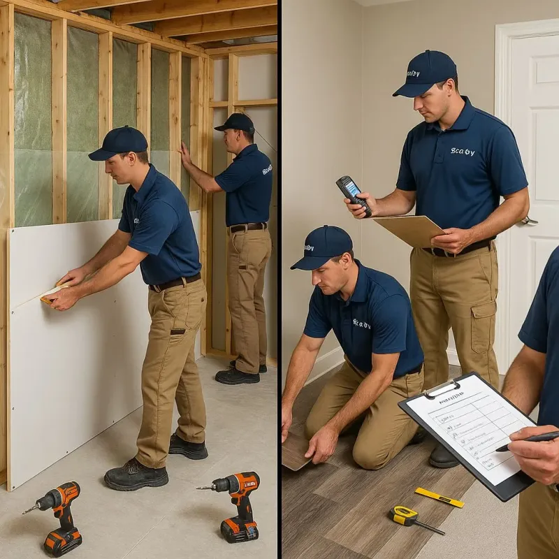 Repairs and Reconstruction process in Gun Barrel City, TX